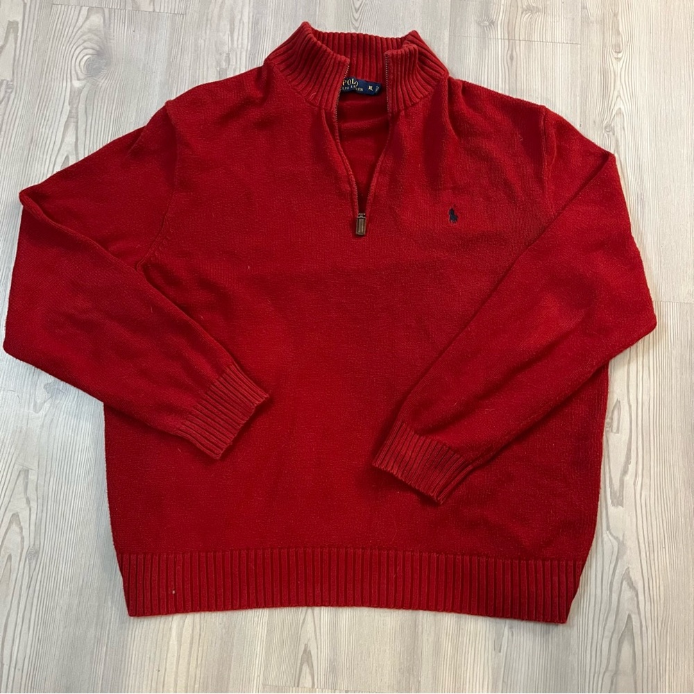 Polo by Ralph Lauren Men's Red Sweater